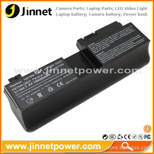 Newest 8cell Hstnn-ob41 Hstnn-ob37 Hstnn-ub41 Battery For Hp Laptop Tx1000 Tx1100 Tx1200 Seires